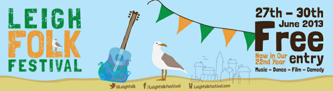 The Doomed Bird perform at the Leigh Folk Festival 2013.